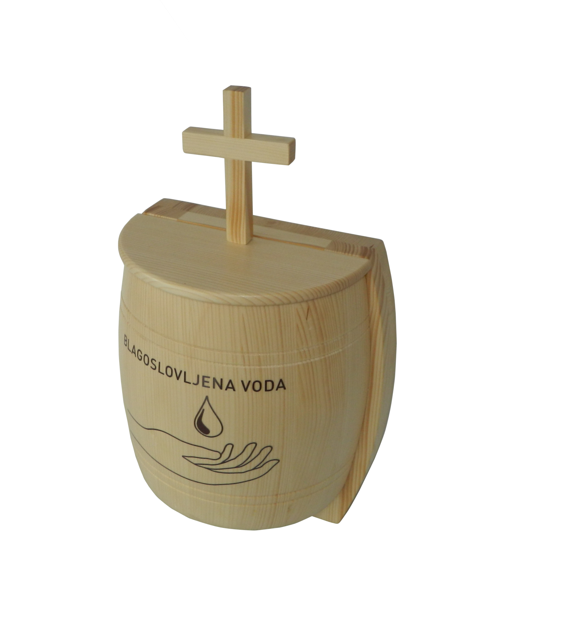 enobarvna polovička iz strani